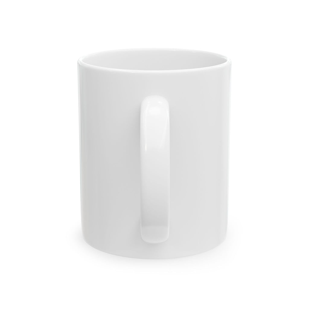 Orange X Symbol Ceramic Mug